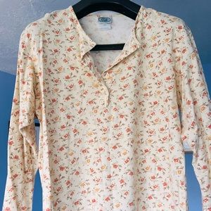 Soft Floral Cotton Shirt